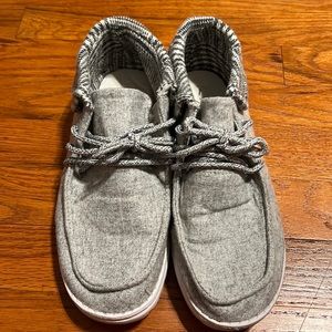 Women’s Memory Foam Hey Dude Look a Like Lace Up Shoes